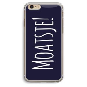 CaseCompany Moatsje!: iPhone 6 Plus / 6S Plus Transparant Hoesje