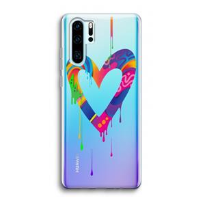 CaseCompany Melts My Heart: Huawei P30 Pro Transparant Hoesje