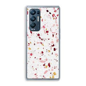 CaseCompany Terrazzo N°9: Oppo Find X3 Neo Transparant Hoesje