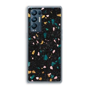 CaseCompany Terrazzo N°10: Oppo Find X3 Neo Transparant Hoesje