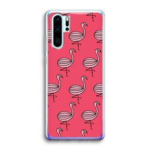 CaseCompany Flamingo: Huawei P30 Pro Transparant Hoesje