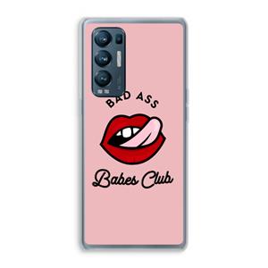 CaseCompany Badass Babes Club: Oppo Find X3 Neo Transparant Hoesje