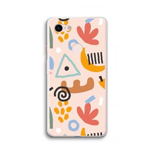 CaseCompany Abstract: Google Pixel 3 XL Transparant Hoesje