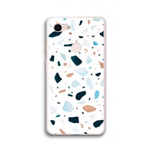CaseCompany Terrazzo N°13: Google Pixel 3 XL Transparant Hoesje