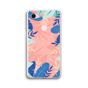 CaseCompany Tropisch: Google Pixel 3 XL Transparant Hoesje