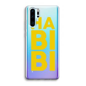 CaseCompany Habibi Blue: Huawei P30 Pro Transparant Hoesje