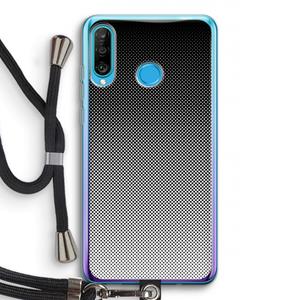 CaseCompany Musketon Halftone: Huawei P30 Lite Transparant Hoesje met koord