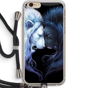 CaseCompany Brotherhood: iPhone 6 PLUS / 6S PLUS Transparant Hoesje met koord