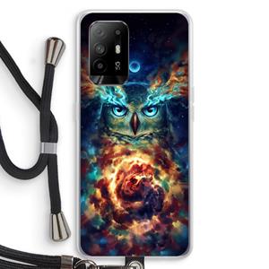 CaseCompany Aurowla: Oppo A95 5G Transparant Hoesje met koord