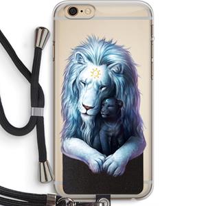 CaseCompany Child Of Light: iPhone 6 PLUS / 6S PLUS Transparant Hoesje met koord
