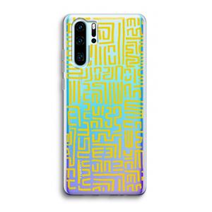 CaseCompany Majorelle Blue Print: Huawei P30 Pro Transparant Hoesje