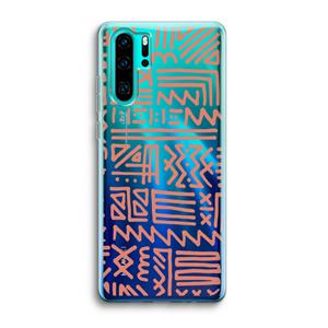 CaseCompany Marrakech Pink: Huawei P30 Pro Transparant Hoesje