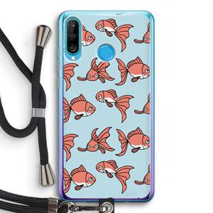 CaseCompany Blub: Huawei P30 Lite Transparant Hoesje met koord