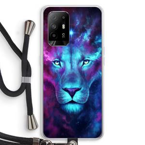 CaseCompany Firstborn: Oppo A95 5G Transparant Hoesje met koord