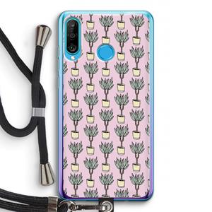 CaseCompany Boompje: Huawei P30 Lite Transparant Hoesje met koord