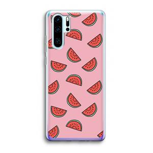 CaseCompany Watermeloen: Huawei P30 Pro Transparant Hoesje