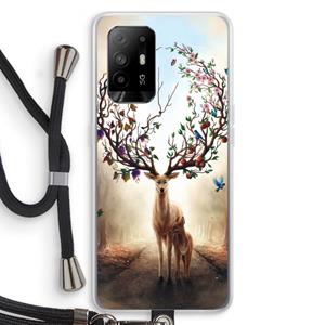CaseCompany Seasons Change: Oppo A95 5G Transparant Hoesje met koord