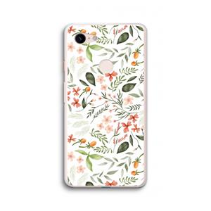 CaseCompany Sweet little flowers: Google Pixel 3 XL Transparant Hoesje