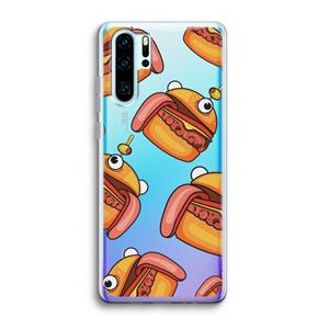 CaseCompany Hamburger: Huawei P30 Pro Transparant Hoesje