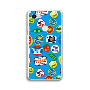 CaseCompany Fruitsticker: Google Pixel 3 XL Transparant Hoesje