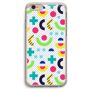 CaseCompany 8-bit N°1: iPhone 6 Plus / 6S Plus Transparant Hoesje