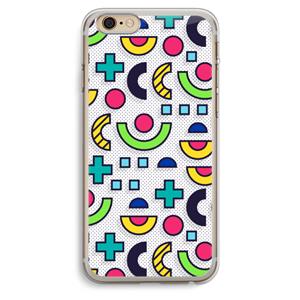 CaseCompany 8-bit N°6: iPhone 6 Plus / 6S Plus Transparant Hoesje