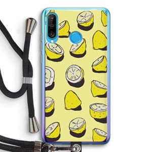 CaseCompany When Life Gives You Lemons...: Huawei P30 Lite Transparant Hoesje met koord