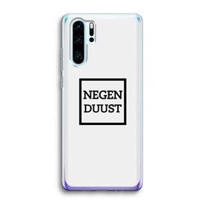 CaseCompany Negenduust vierkant: Huawei P30 Pro Transparant Hoesje