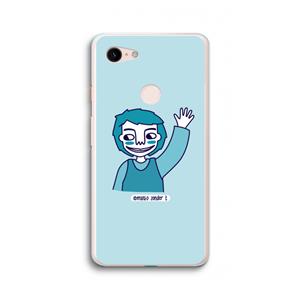 CaseCompany Zwaai: Google Pixel 3 XL Transparant Hoesje