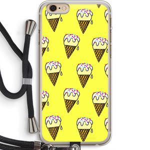 CaseCompany Isjes: iPhone 6 PLUS / 6S PLUS Transparant Hoesje met koord