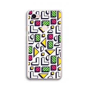 CaseCompany 8-bit N°4: Google Pixel 3 XL Transparant Hoesje