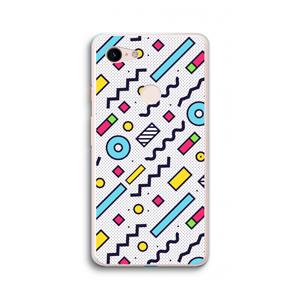 CaseCompany 8-bit N°8: Google Pixel 3 XL Transparant Hoesje