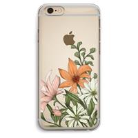 CaseCompany Floral bouquet: iPhone 6 Plus / 6S Plus Transparant Hoesje