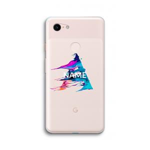 CaseCompany Abstract Spectrum: Google Pixel 3 XL Transparant Hoesje