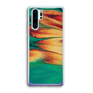 CaseCompany Green Inferno: Huawei P30 Pro Transparant Hoesje