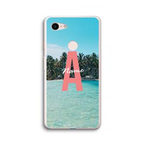 CaseCompany Pacific Dream: Google Pixel 3 XL Transparant Hoesje