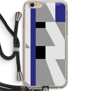 CaseCompany Gestalte 2: iPhone 6 PLUS / 6S PLUS Transparant Hoesje met koord