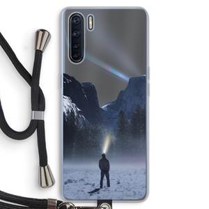 CaseCompany Wanderlust: Oppo A91 Transparant Hoesje met koord