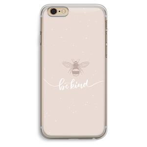 CaseCompany Be(e) kind: iPhone 6 Plus / 6S Plus Transparant Hoesje