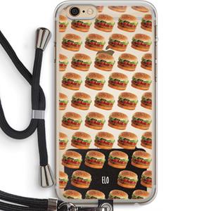 CaseCompany Giants: iPhone 6 PLUS / 6S PLUS Transparant Hoesje met koord