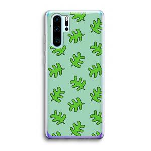 CaseCompany Groene blaadjes: Huawei P30 Pro Transparant Hoesje