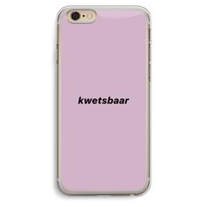 CaseCompany kwetsbaar: iPhone 6 Plus / 6S Plus Transparant Hoesje
