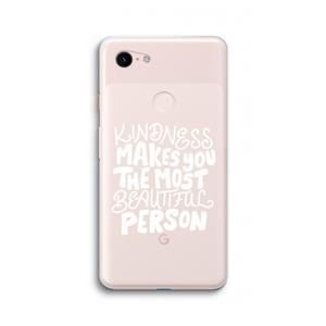 CaseCompany The prettiest: Google Pixel 3 XL Transparant Hoesje