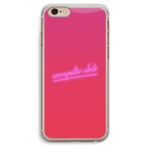 CaseCompany Vice Glow: iPhone 6 Plus / 6S Plus Transparant Hoesje