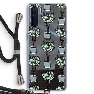 CaseCompany Boompje: Oppo A91 Transparant Hoesje met koord