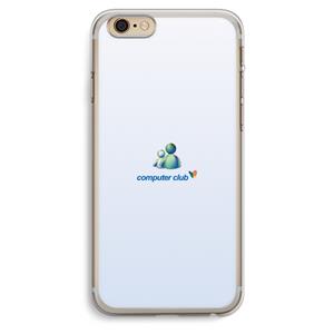 CaseCompany MSN: iPhone 6 Plus / 6S Plus Transparant Hoesje