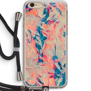 CaseCompany Alone: iPhone 6 PLUS / 6S PLUS Transparant Hoesje met koord