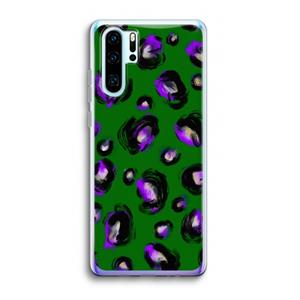 CaseCompany Green Cheetah: Huawei P30 Pro Transparant Hoesje