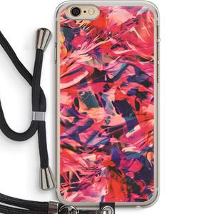 CaseCompany California: iPhone 6 PLUS / 6S PLUS Transparant Hoesje met koord