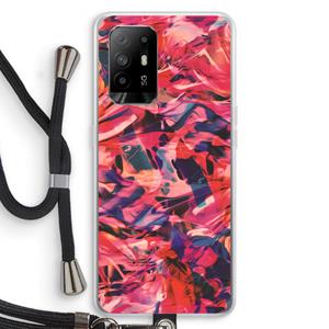 CaseCompany California: Oppo A95 5G Transparant Hoesje met koord